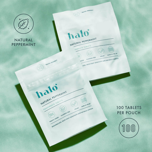 Halo Toothpaste Tablets with Hydroxyapatite