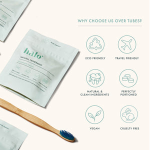 Halo Toothpaste Tablets with Hydroxyapatite