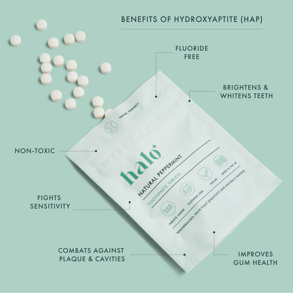 Halo Toothpaste Tablets with Hydroxyapatite